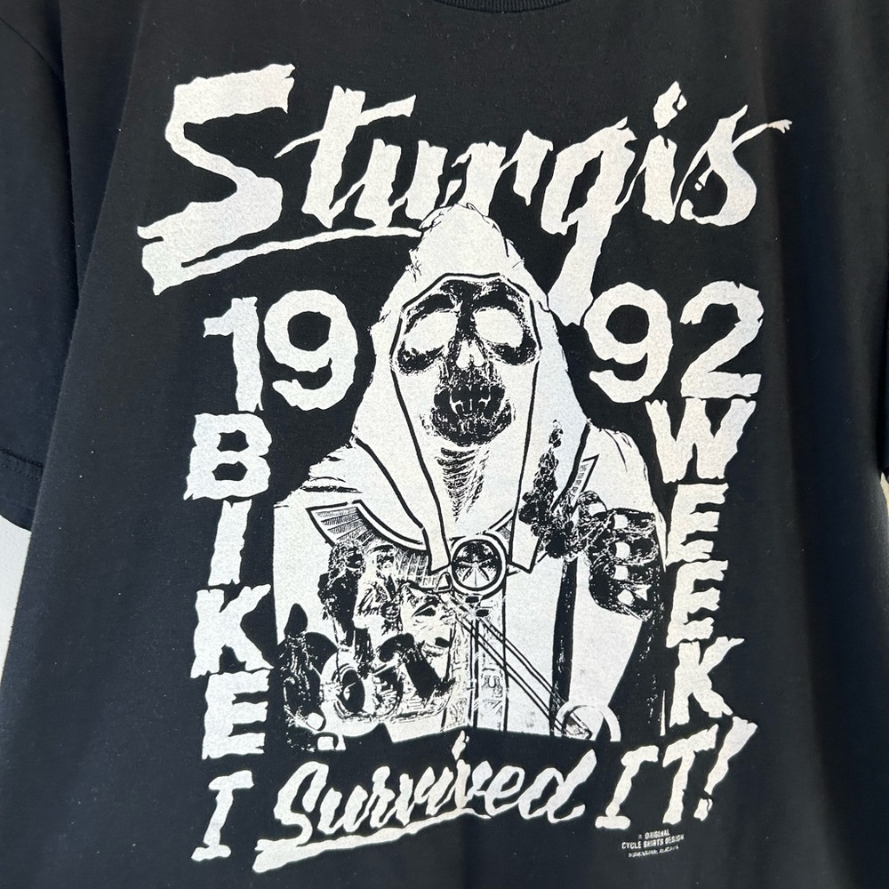 New Condition! Vintage Sturgis 1992 T Shirt.Size XL. - Picture 2 of 7